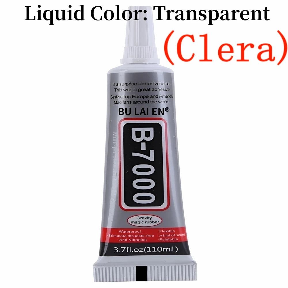 Adhesivo transparente B-7000 para reparación de teléfonos, 15 ml, 50 ml, 110 ml