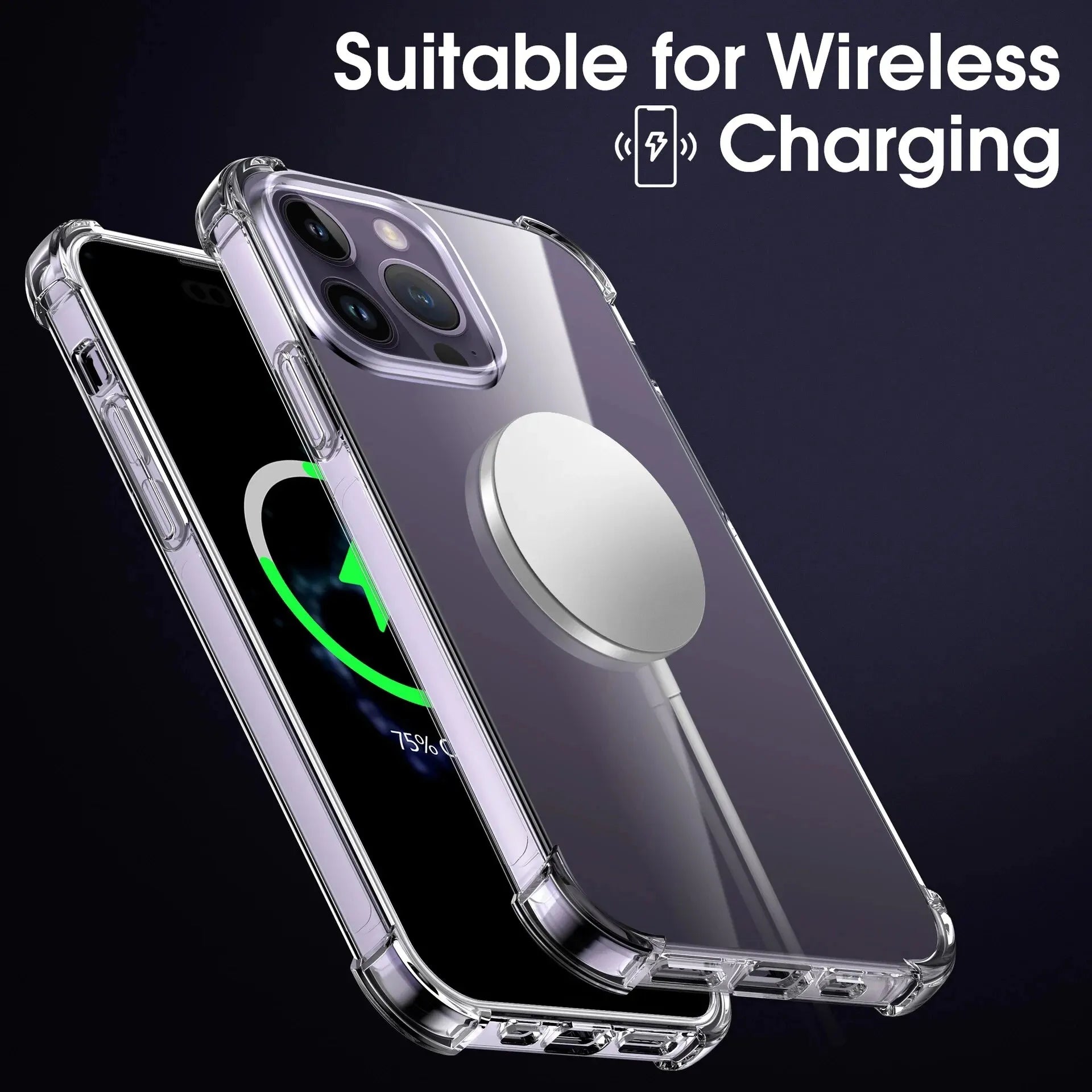 Funda de lujo transparente a prueba de golpes para iPhone 15, 14, 13, 12, 11 Pro Max, funda trasera transparente para iPhone 13, 12, 14 y 15 Plus